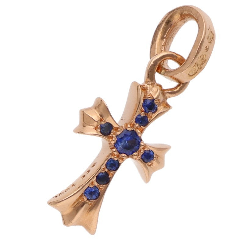 Chrome Hearts 22K Babyfat Pave Blue Sapphire Charm