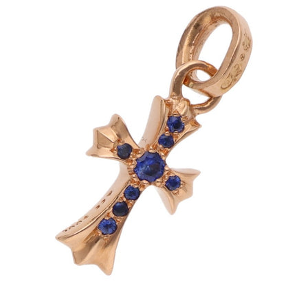 Chrome Hearts 22K Babyfat Pave Blue Sapphire Charm