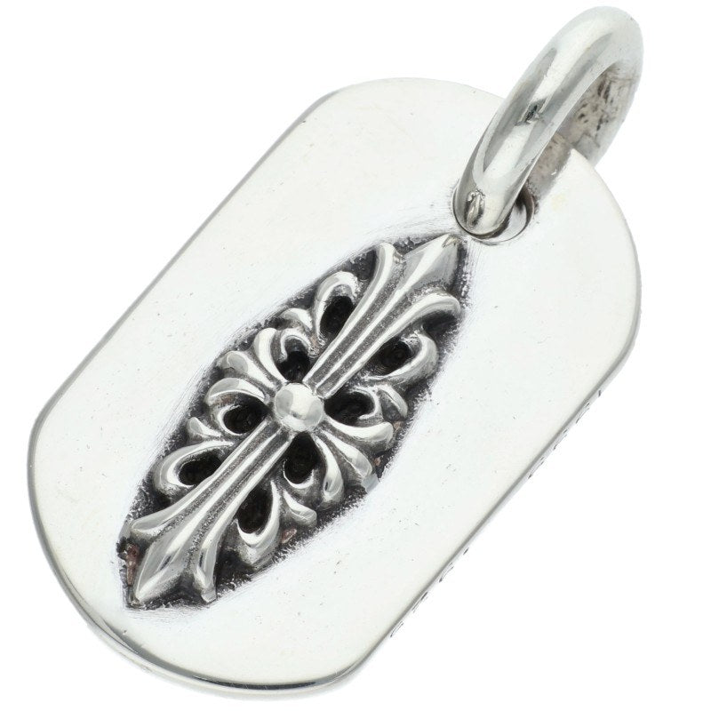 Chrome Hearts RAISED DOGTAG Silver Pendant
