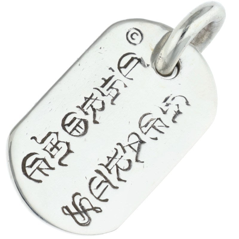 Chrome Hearts RAISED DOGTAG Silver Pendant