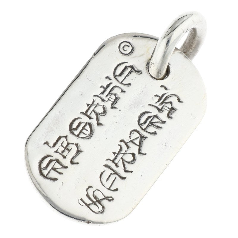Chrome Hearts RAISED DOGTAG Silver Pendant
