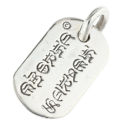 Chrome Hearts RAISED DOGTAG Silver Pendant