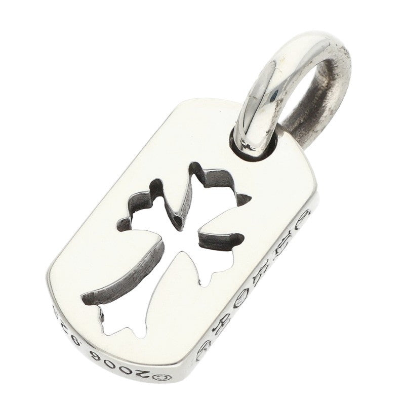 Chrome Hearts DT TNY CO CRS P D Pave Diamond Charm Silver