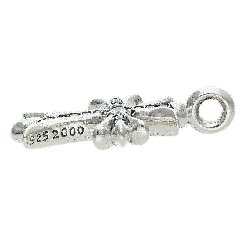Chrome Hearts Tiny Fat Cross Pave Diamond Pendant