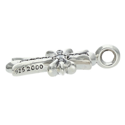 Chrome Hearts Tiny Fat Cross Pave Diamond Pendant