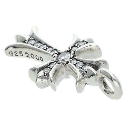 Chrome Hearts Tiny Fat Cross Pave Diamond Pendant
