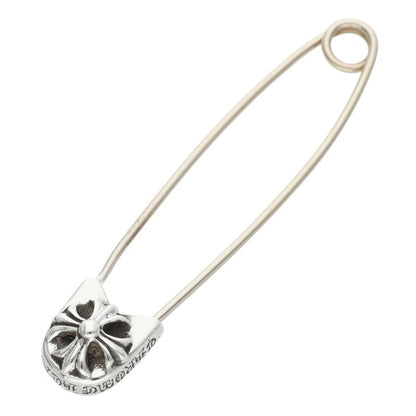 Chrome Hearts Large Safety Pin Silver Necklace Top