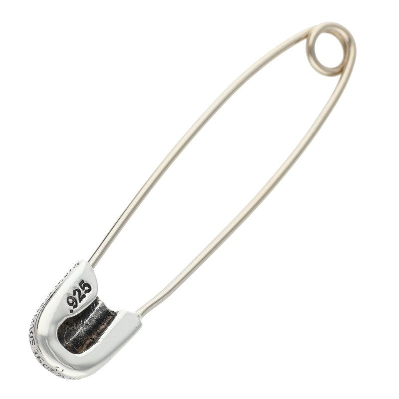 Chrome Hearts Large Safety Pin Silver Necklace Top