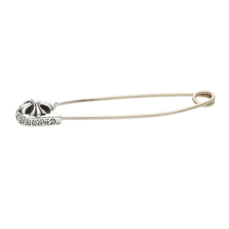 Chrome Hearts Large Safety Pin Silver Necklace Top