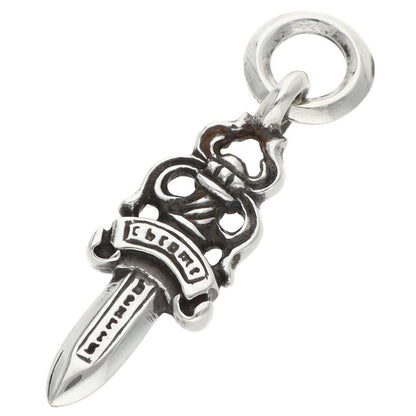Chrome Hearts #5 Dagger Silver Pendant Necklace