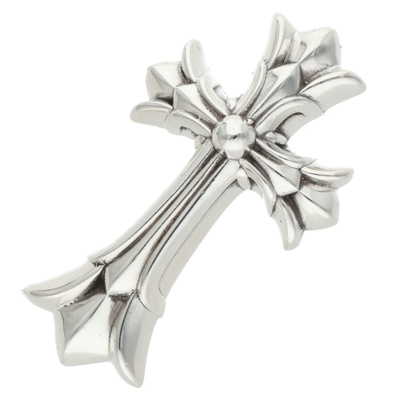 Chrome Hearts DBL CH CRS SML Silver Necklace Top