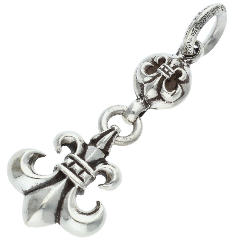 Chrome Hearts 1BALL BS FLEUR Silver Necklace