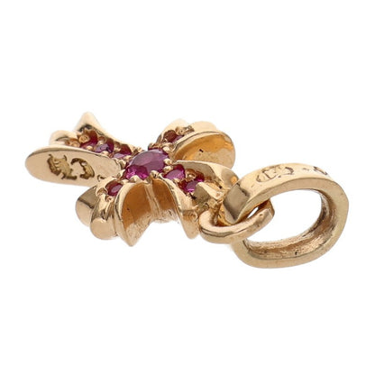 Chrome Hearts 22K Babyfat Pave Pink Sapphire Charm