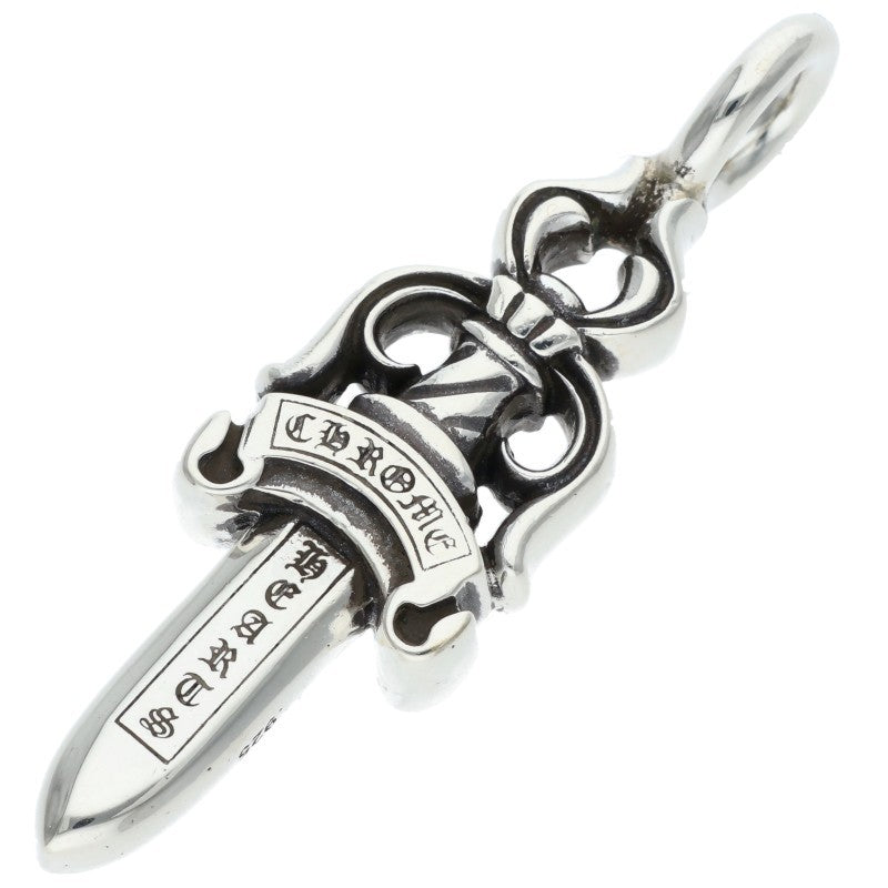 Chrome Hearts Double Dagger Silver Pendant