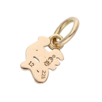 Chrome Hearts 22K Y Alphabet Stack Gold Charm