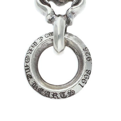 Chrome Hearts #5DAGGER P D Silver Pave Diamond Charm