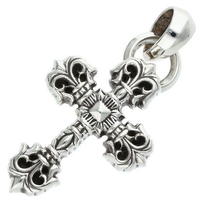 Chrome Hearts FILIG CROSS-XSM W BALE Filigree Cross Pendant
