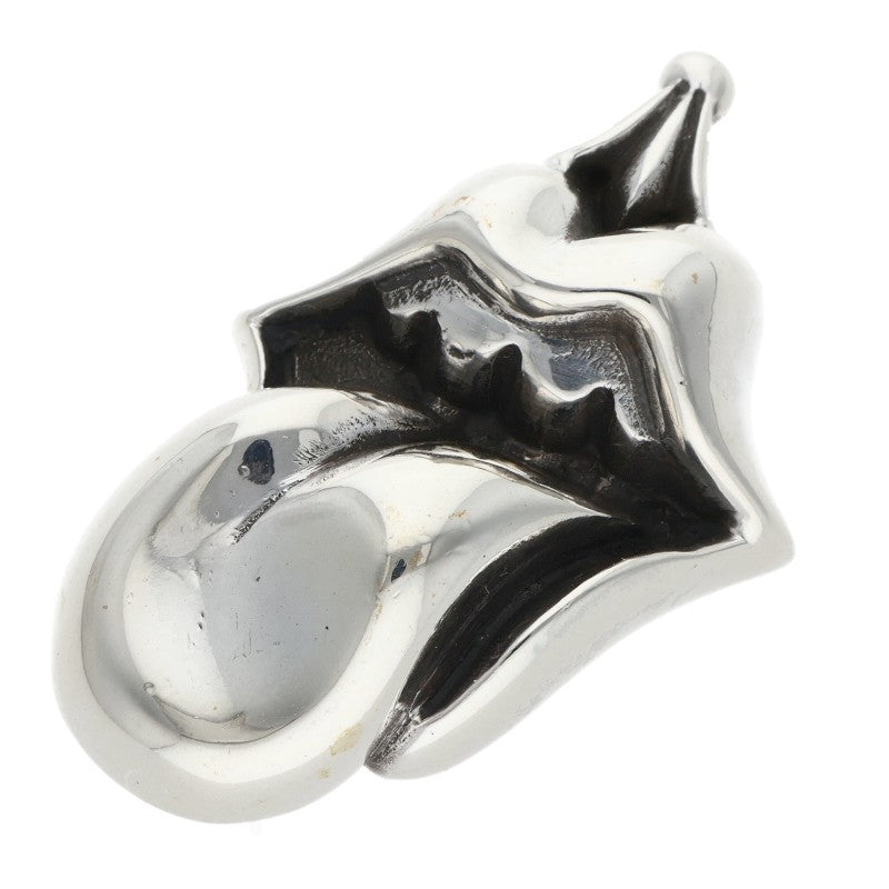 Chrome Hearts Lips & Tongue Silver Charm