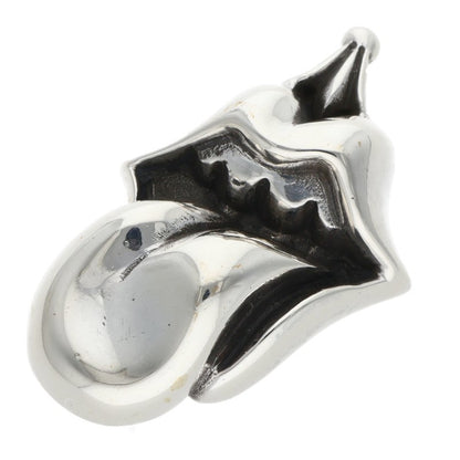 Chrome Hearts Lips & Tongue Silver Charm