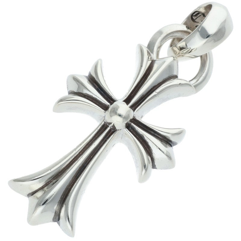 Chrome Hearts Small CH Cross W Bale Silver Pendant