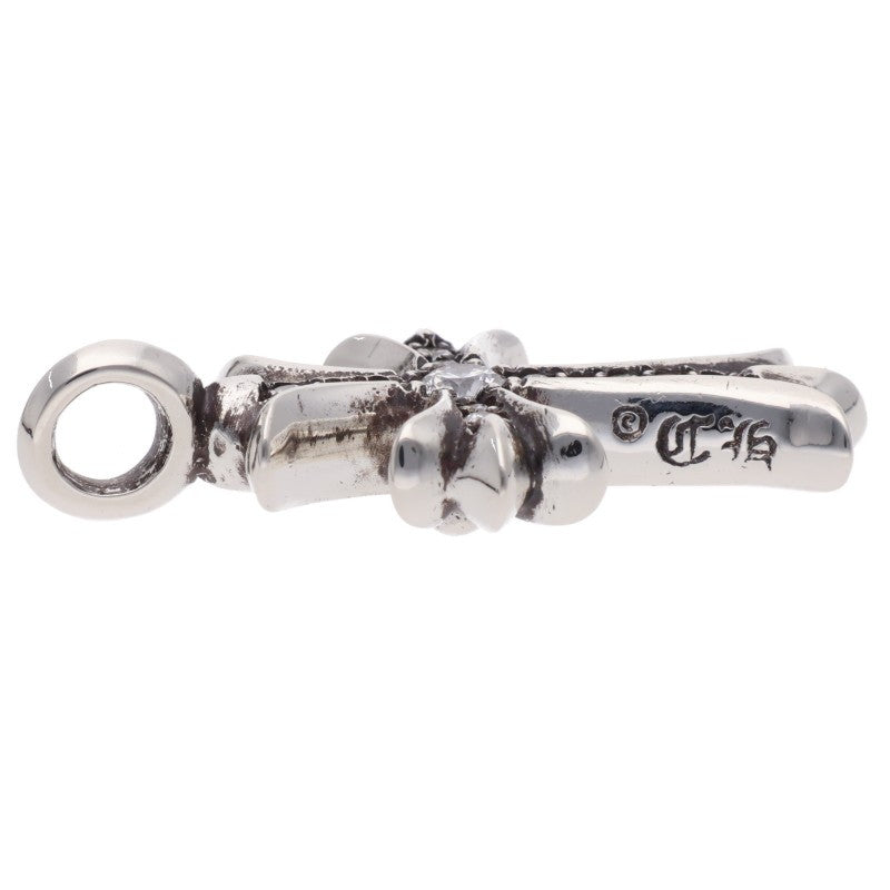 Chrome Hearts Tiny Fat Cross Pave Diamond Pendant