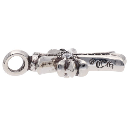 Chrome Hearts Tiny Fat Cross Pave Diamond Pendant
