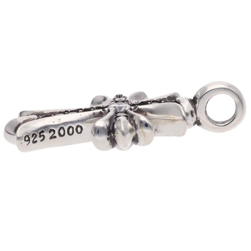 Chrome Hearts Tiny Fat Cross Pave Diamond Pendant