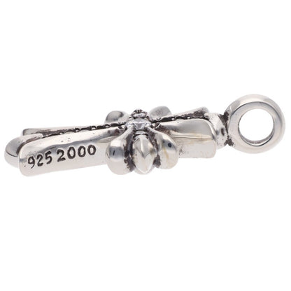Chrome Hearts Tiny Fat Cross Pave Diamond Pendant