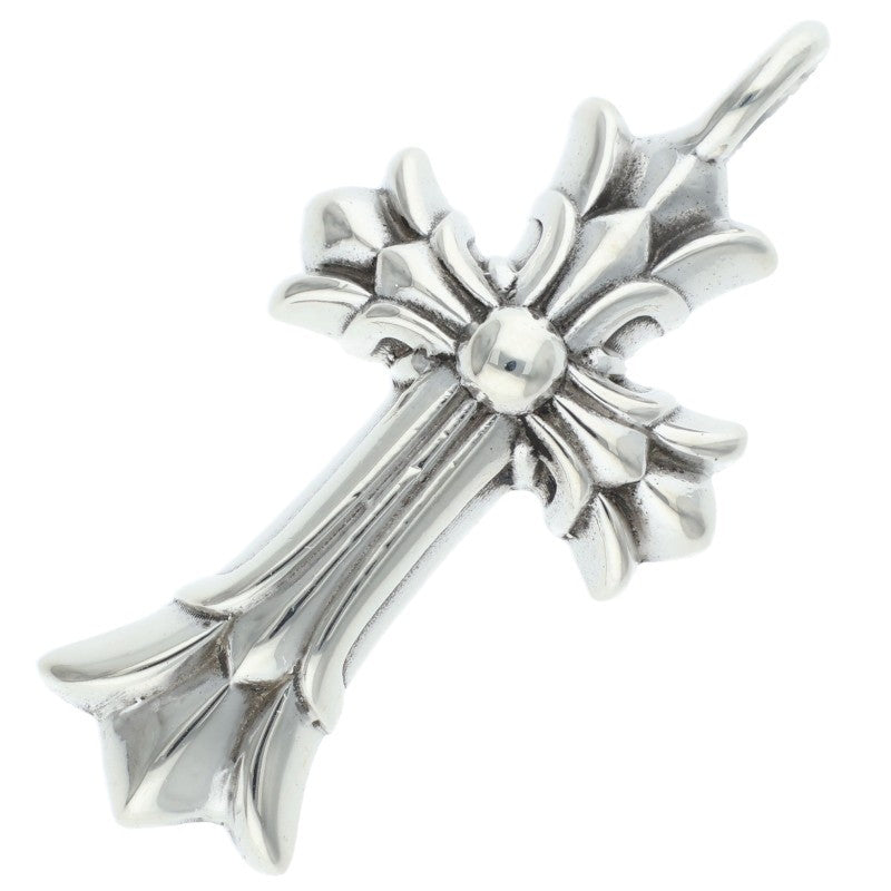 Chrome Hearts DBL CH CRS Double Cross Silver Pendant