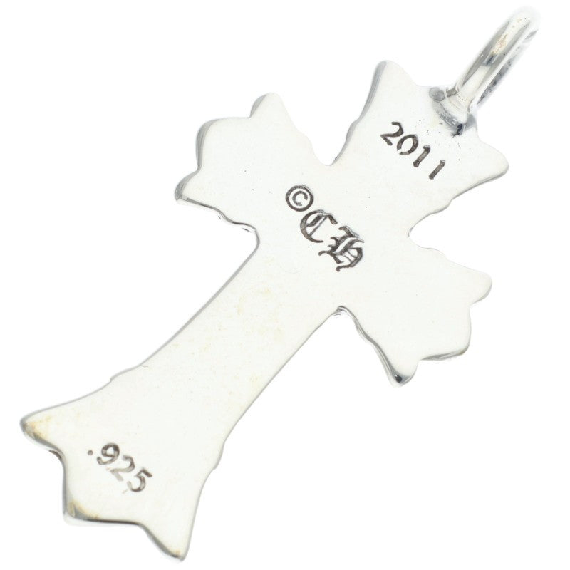 Chrome Hearts DBL CH CRS Double Cross Silver Pendant