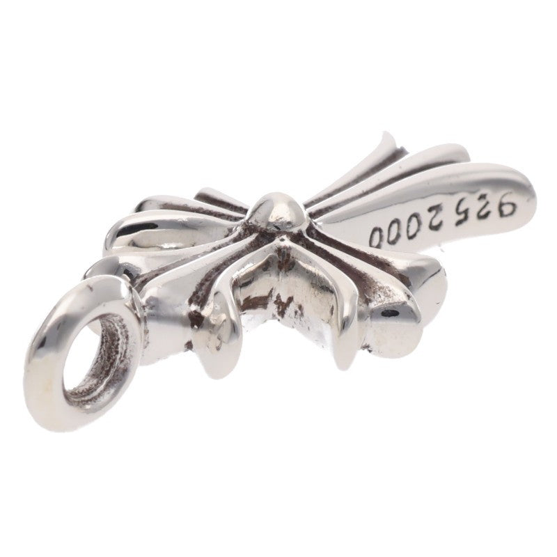Chrome Hearts Silver Tiny Fat Cross Pave Diamond Multi