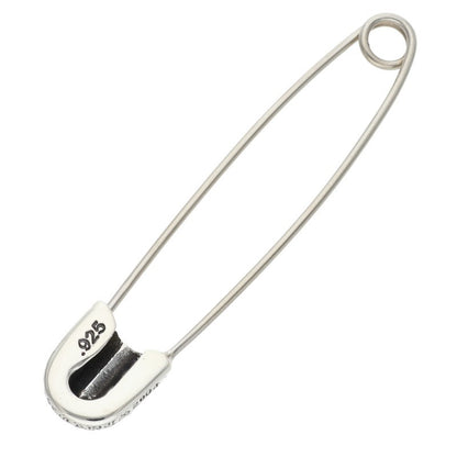 Chrome Hearts Large Safety Pin 1-Diamond Silver Multi