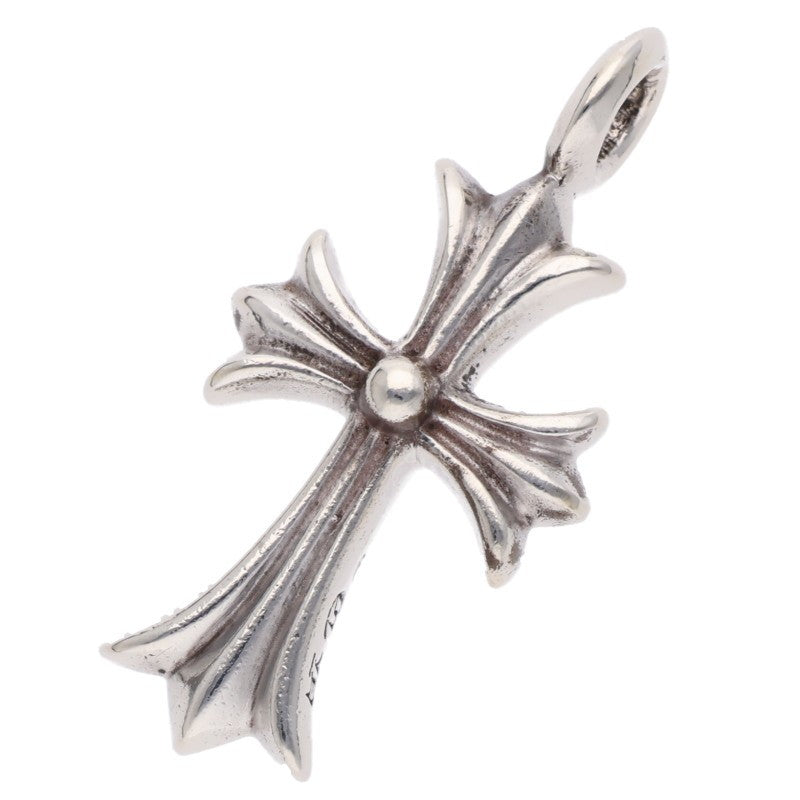 Chrome Hearts Tiny Fat Cross Pave Diamond Necklace