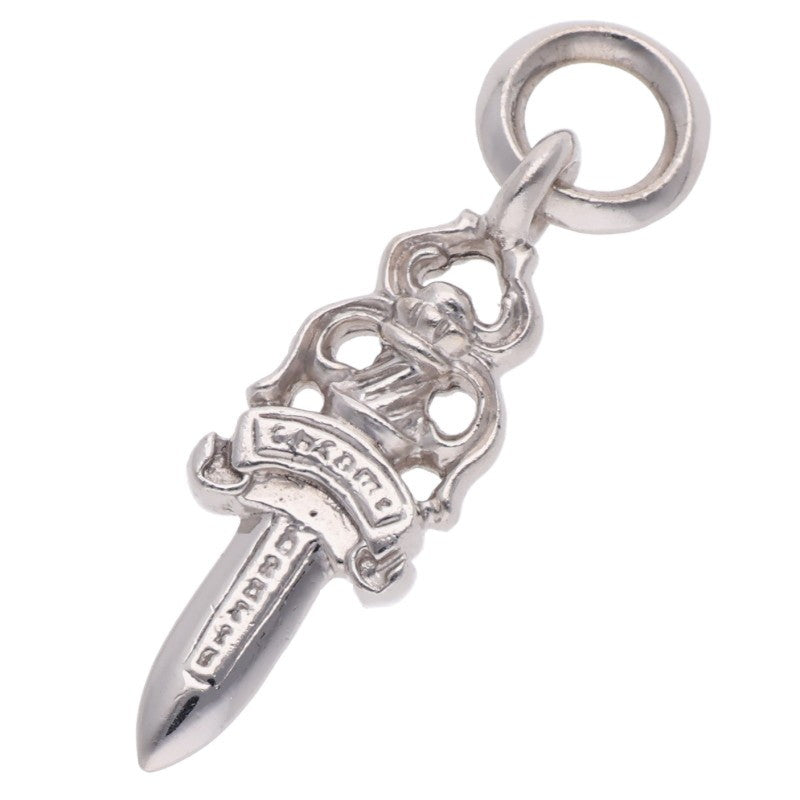 Chrome Hearts 18K #5 Dagger White Gold Charm