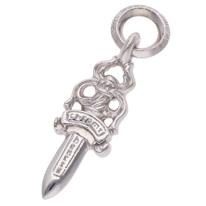 Chrome Hearts 18K #5 Dagger White Gold Charm