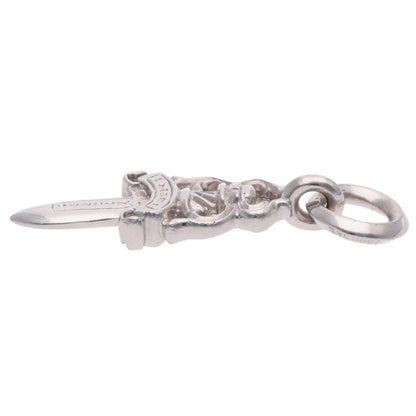 Chrome Hearts 18K #5 Dagger White Gold Charm