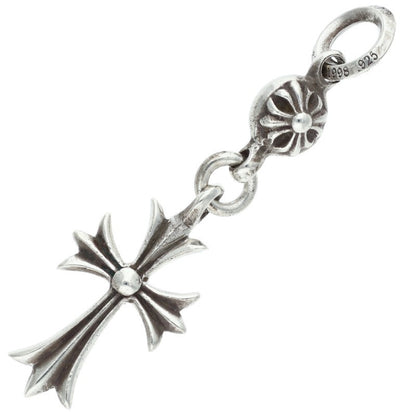 Chrome Hearts 1 Ball Tiny CH Cross 925 Silver Charm