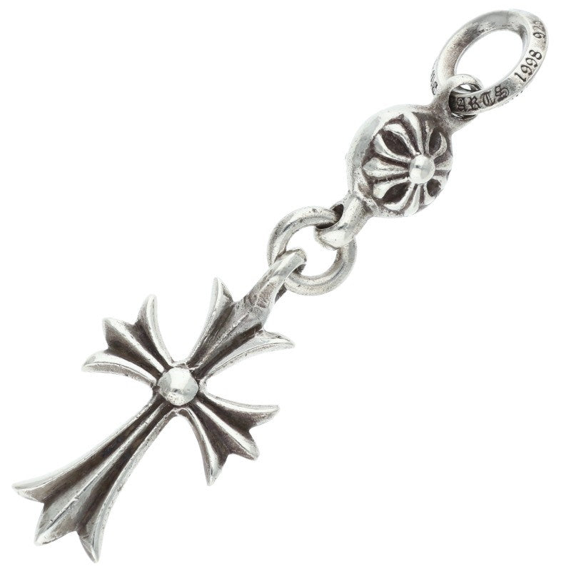 Chrome Hearts 1 Ball Tiny CH Cross 925 Silver Charm