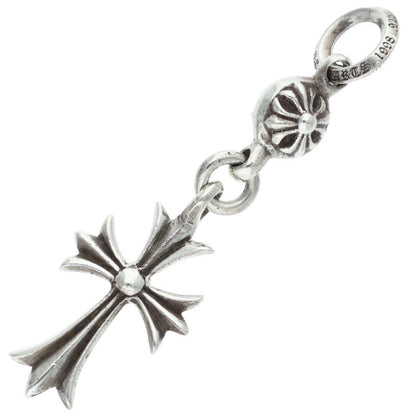 Chrome Hearts 1 Ball Tiny CH Cross 925 Silver Charm