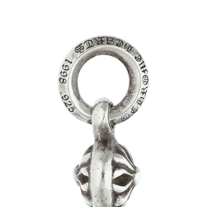 Chrome Hearts 1 Ball Tiny CH Cross 925 Silver Charm