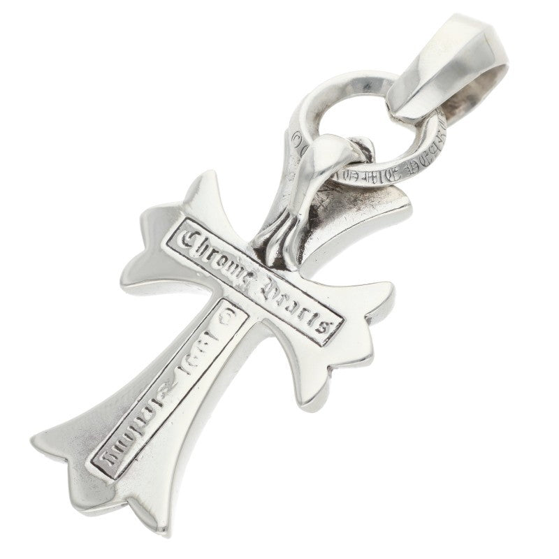 Chrome Hearts CH CRS SML W BALE Cross Pendant Silver