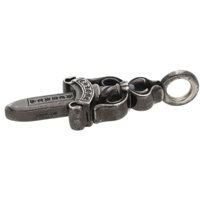 Chrome Hearts DOUBLE DAGGER Black Rhodium Dagger Pendant