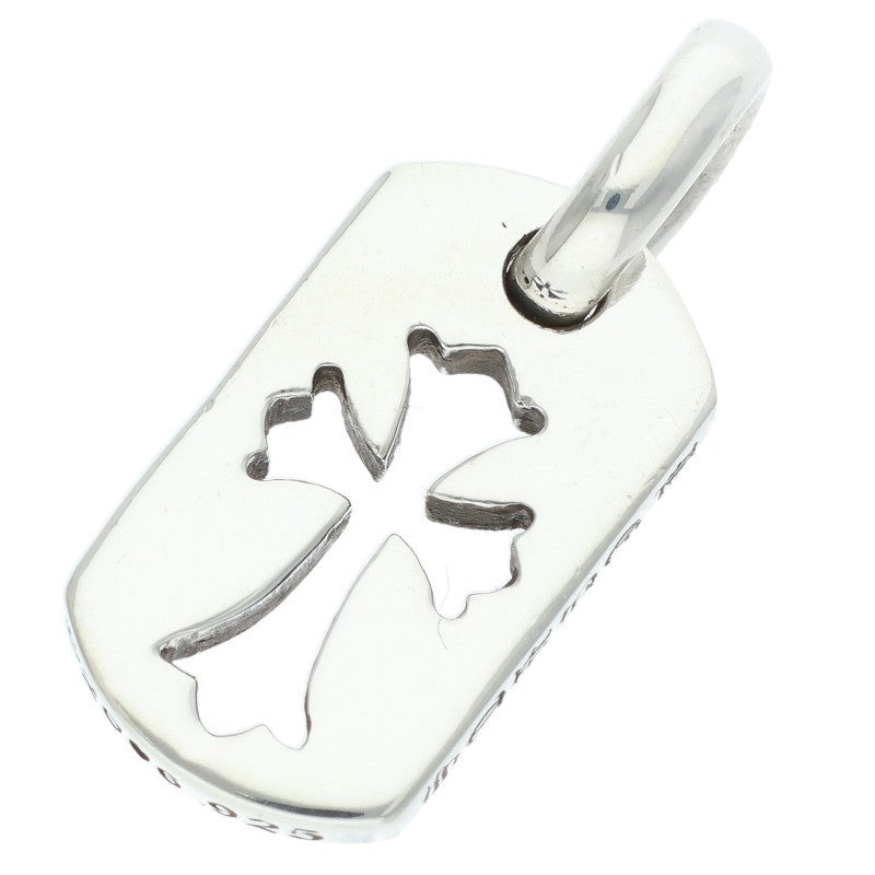 Chrome Hearts DT TNY CO CRS Cutout Cross Dog Tag Charm