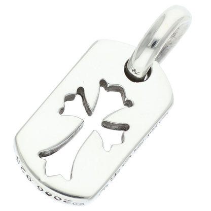 Chrome Hearts DT TNY CO CRS Cutout Cross Dog Tag Charm