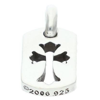 Chrome Hearts DT TNY CO CRS Cutout Cross Dog Tag Charm