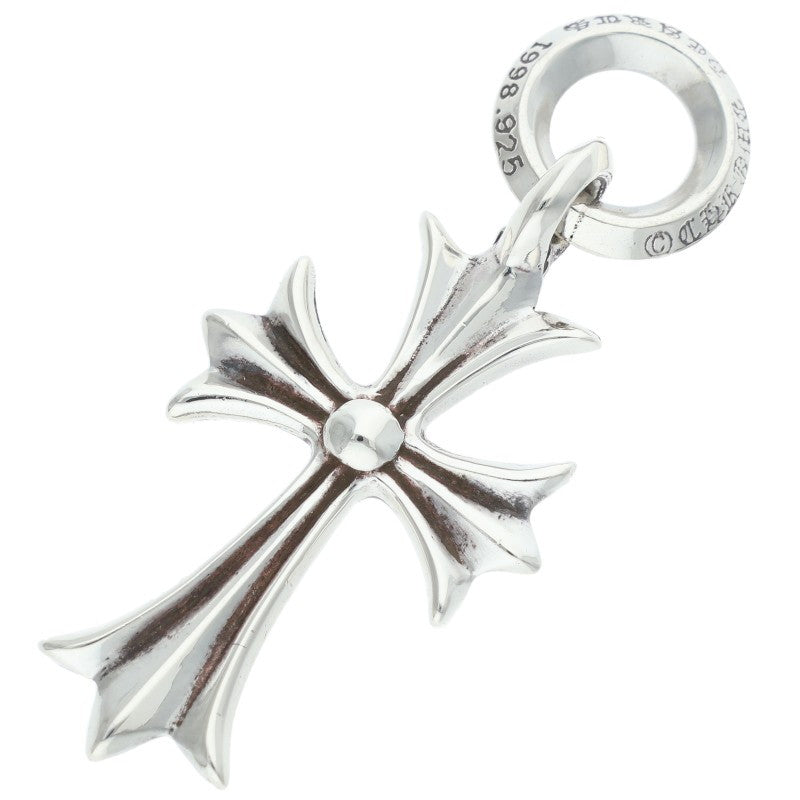 Chrome Hearts Tiny CH Cross 925 Silver Charm Necklace