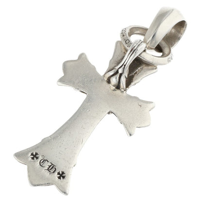 Chrome Hearts Small Double CH Cross Pave Diamond Pendant