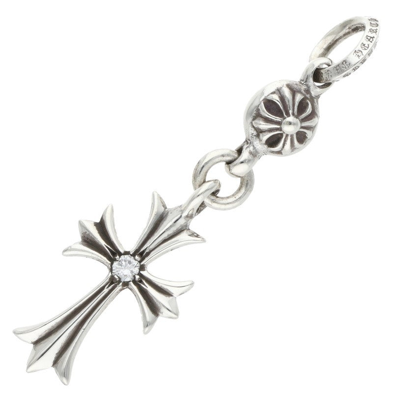 Chrome Hearts 1 Ball Tiny CH Cross Diamond Charm
