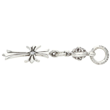Chrome Hearts 1 Ball Tiny CH Cross Diamond Charm