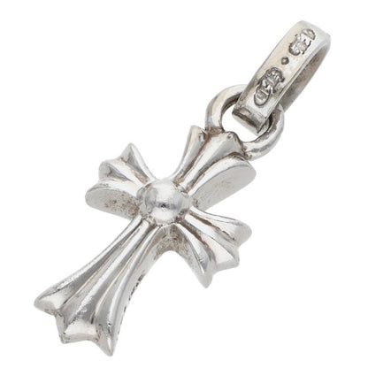 Chrome Hearts 18KWG Babyfat Pave Diamond Charm